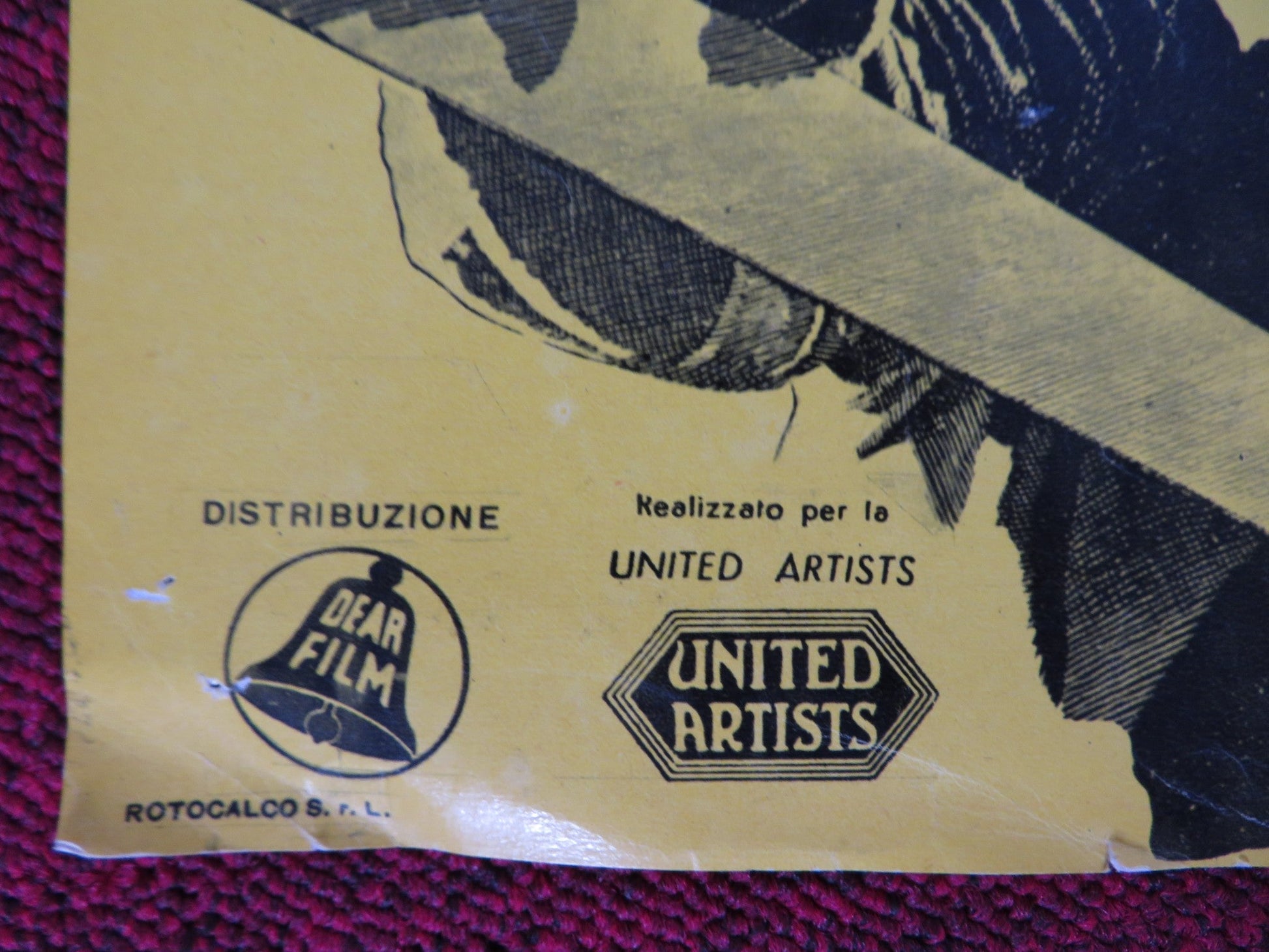 ODDS AGAINST TOMORROW ITALIAN FOTOBUSTA POSTER HARRY BELAFONTE ROBERT RYAN 1959 Rendezvous Cinema Movie posters