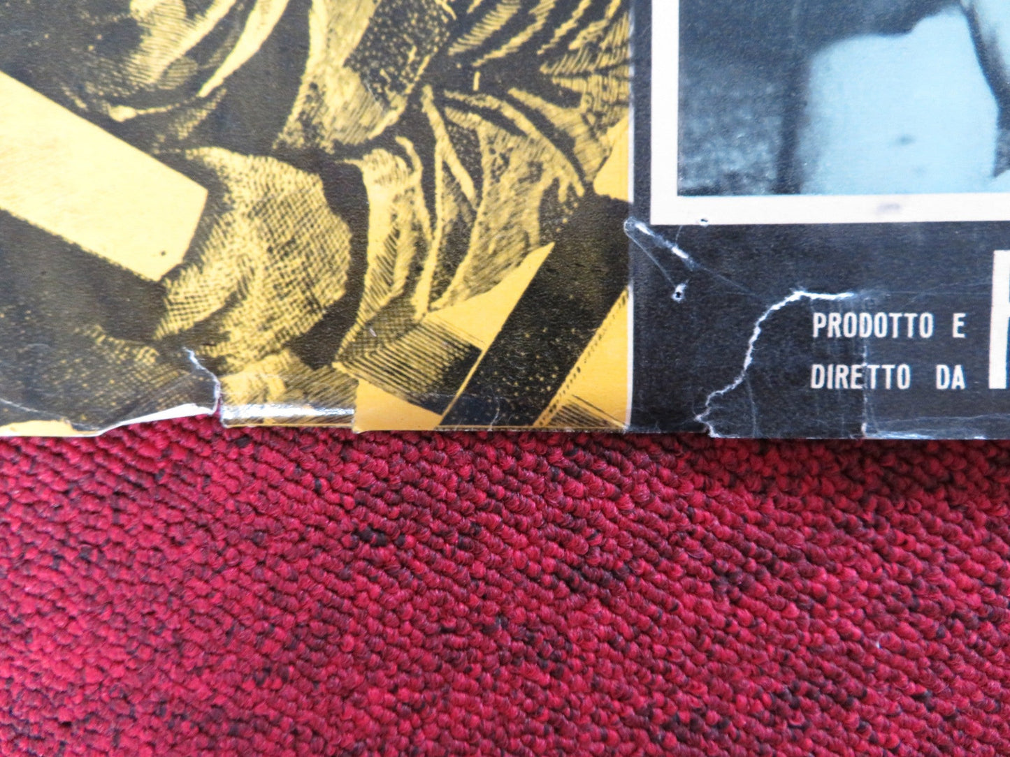 ODDS AGAINST TOMORROW ITALIAN FOTOBUSTA POSTER HARRY BELAFONTE ROBERT RYAN 1959 Rendezvous Cinema Movie posters