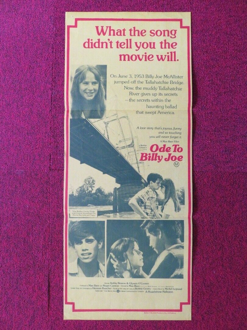 ODE TO BILLY JOE FOLDED AUSTRALIAN DAYBILL POSTER ROBBY BENSON 1976 Movie posters