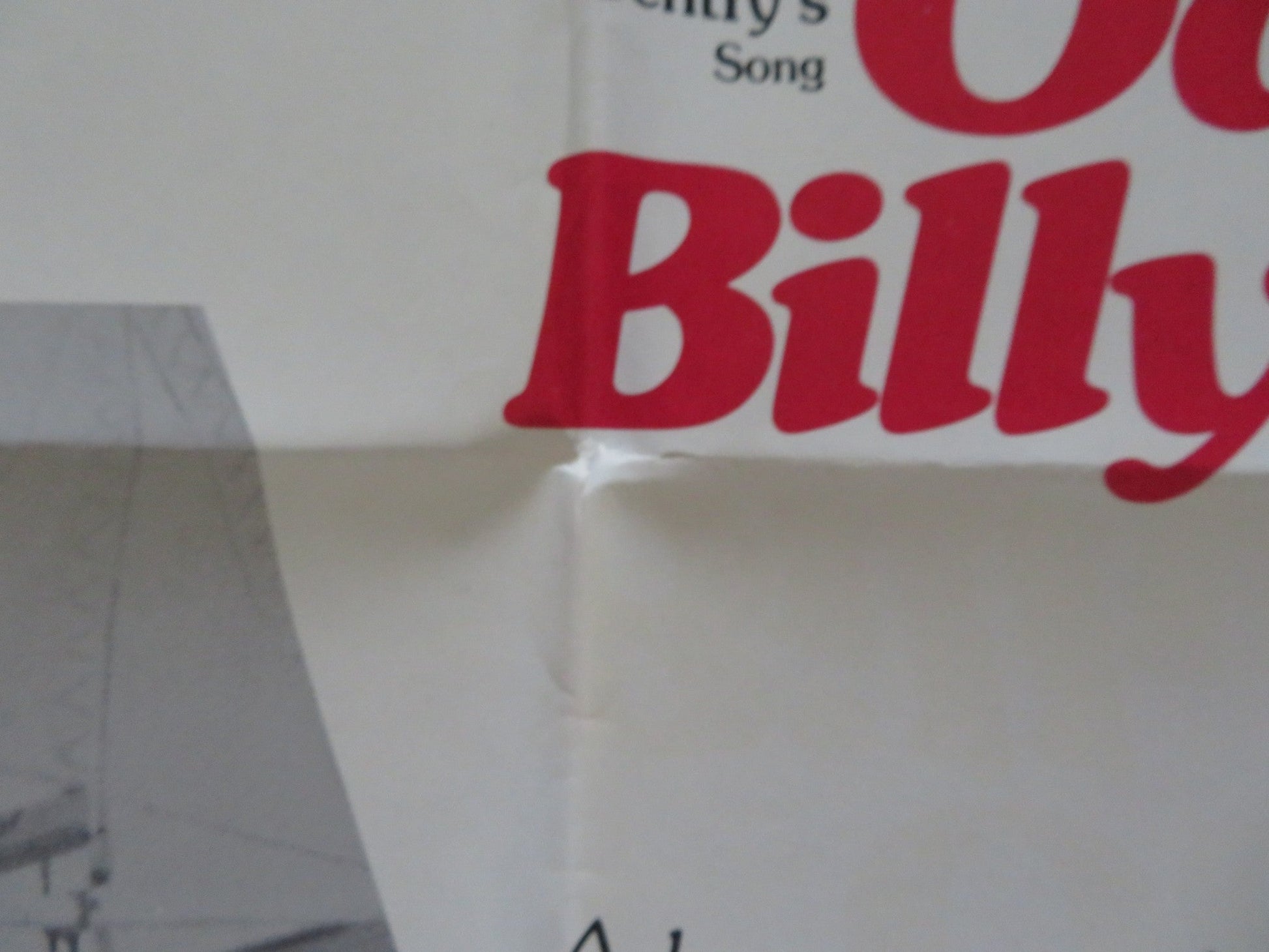 ODE TO BILLY JOE US DOOR PANEL POSTER ROBBY BENSON GLYNNIS O'CONNOR 1976 Rendezvous Cinema Movie posters