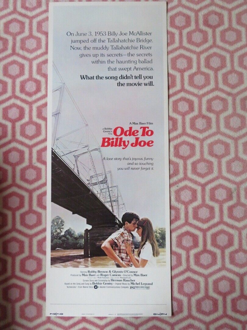 ODE TO BILLY JOE US INSERT (14"x 36") POSTER ROBBY BENSON 1976 Movie posters