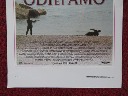 ODI ET AMO ITALIAN LOCANDINA POSTER GIAMPIERO LISARELLI GERARDO AMATO 1998 Rendezvous Cinema Movie posters