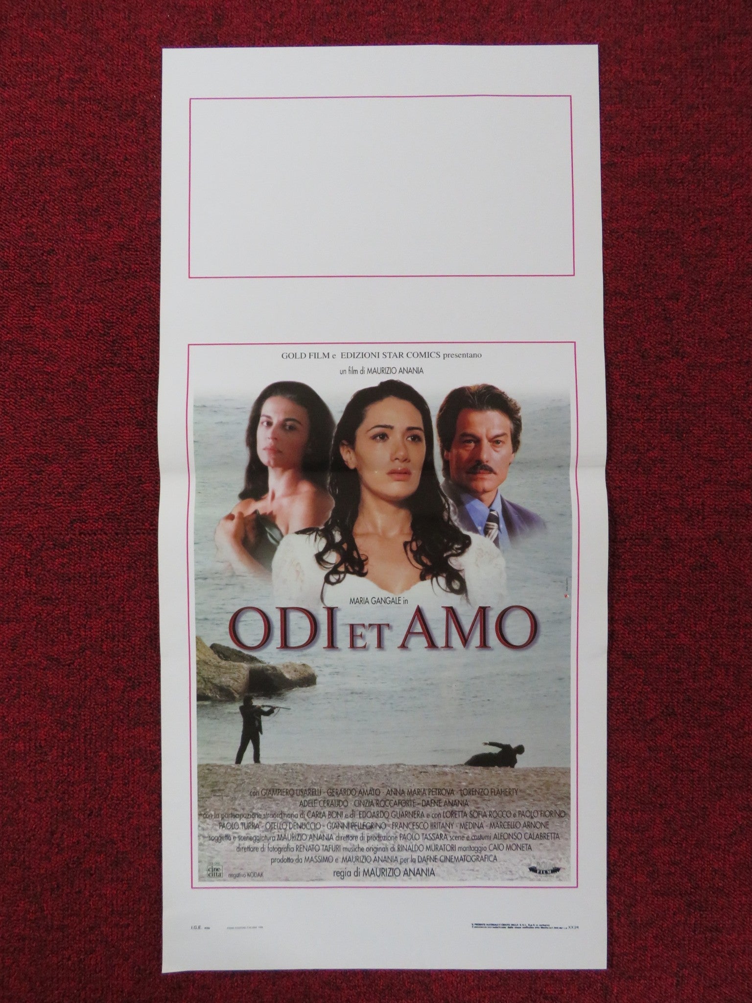 ODI ET AMO ITALIAN LOCANDINA POSTER GIAMPIERO LISARELLI GERARDO AMATO 1998 Rendezvous Cinema Movie posters