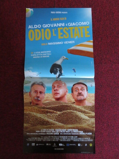 ODIO L'ESTATE / i hate summer ITALIAN LOCANDINA (26.5"x12.5") POSTER 2020 - Rendezvous Cinema