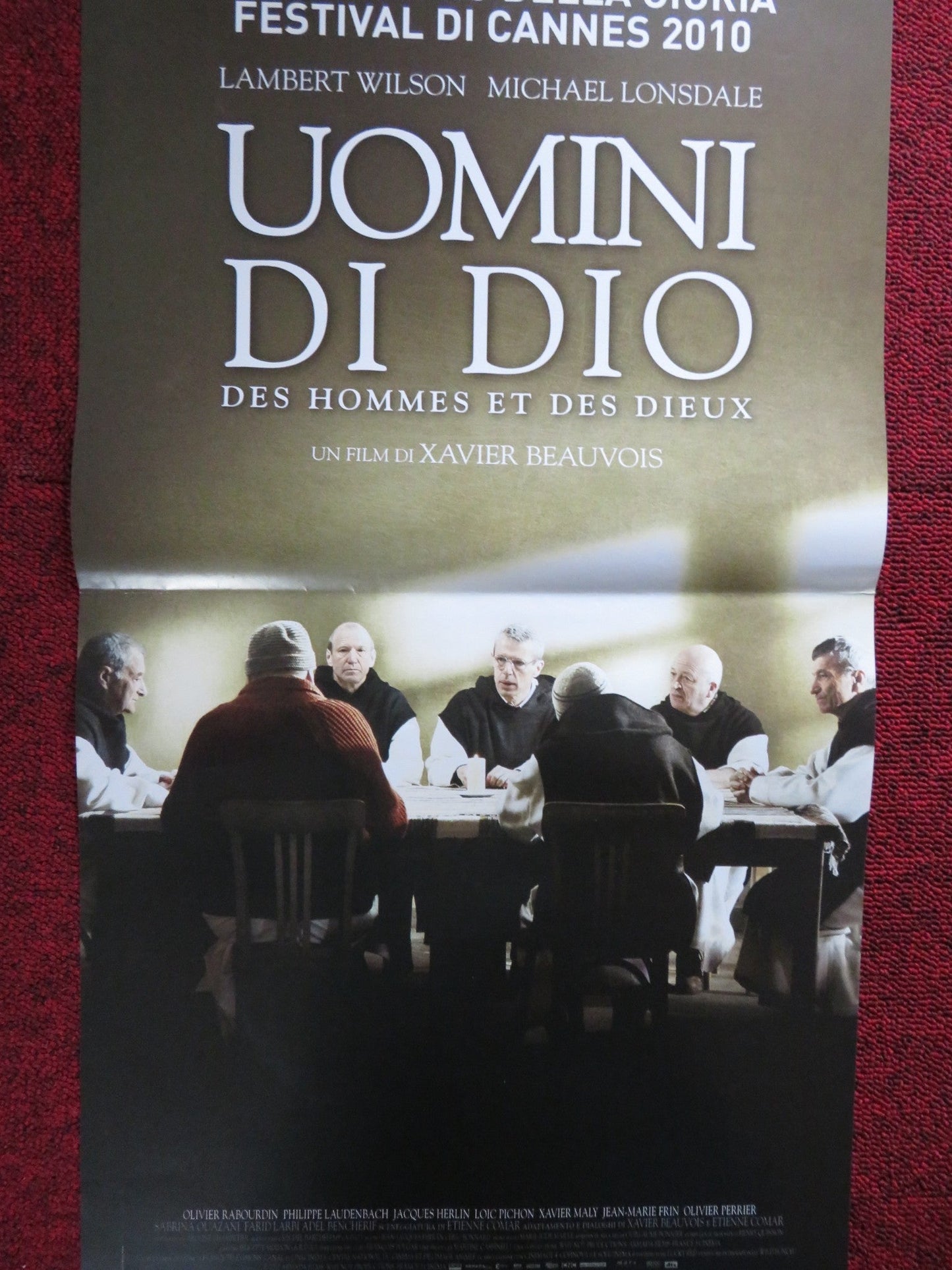 OF GODS AND MEN LOCANDINA POSTER RICARDO LAMBERT WILSON MICHAEL LONSDALE 2010 Rendezvous Cinema Movie posters