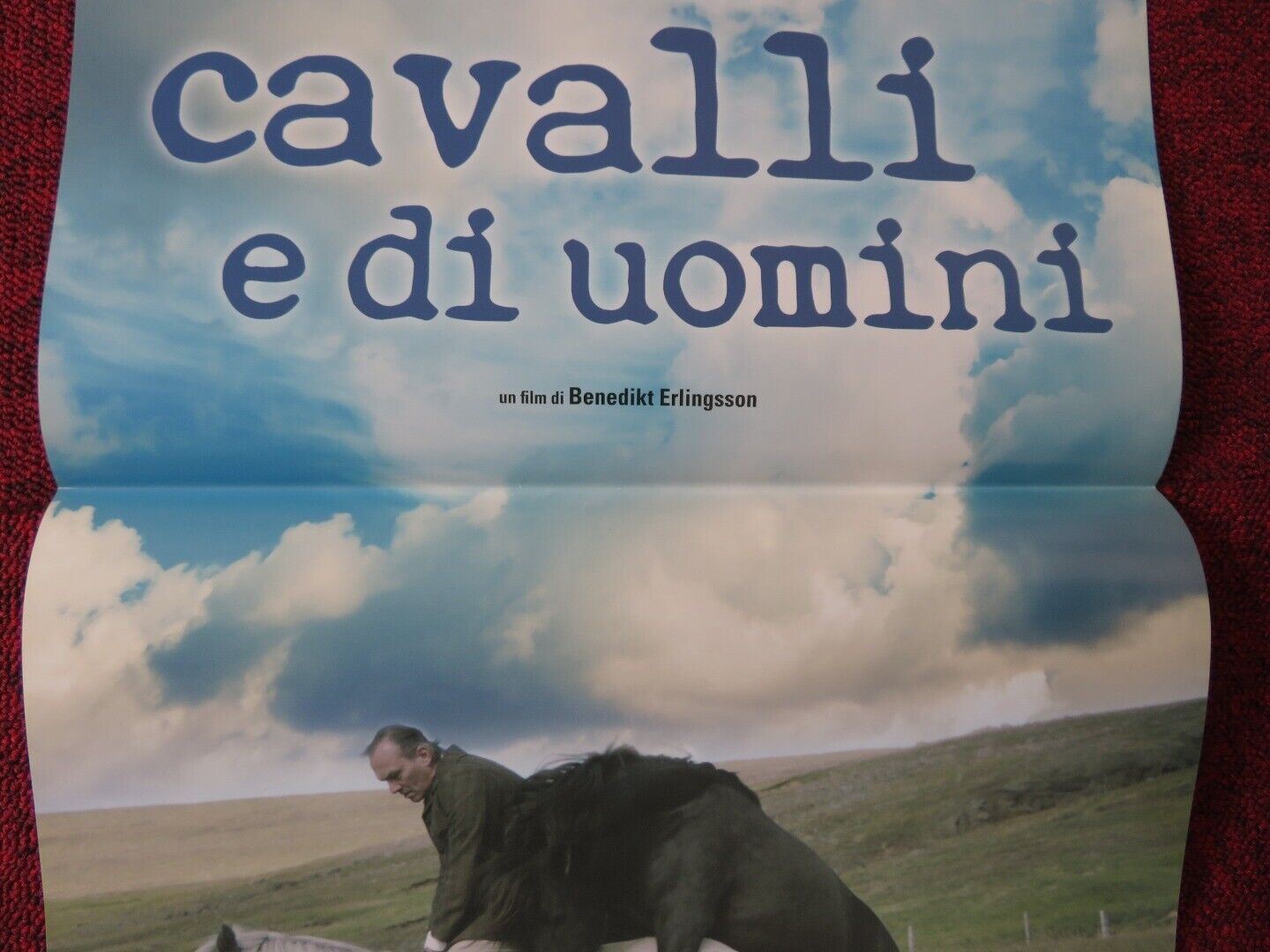 OF HORSES AND MEN ITALIAN LOCANDINA (27"x12.5") POSTER BENEDIKT ERLINGSSON '13 Movie posters