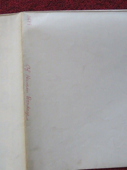 OF HUMAN BONDAGE FOLDED US ONE SHEET POSTER KIM NOVAK LAURENCE HARVEY 1964 Movie posters