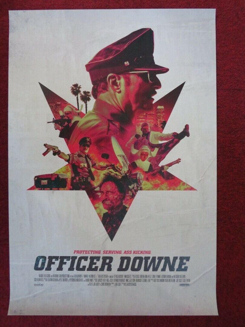 OFFFICER DOWNE US ONE SHEET ROLLED POSTER KIM COATES TYLER ROSS 2016 Movie posters