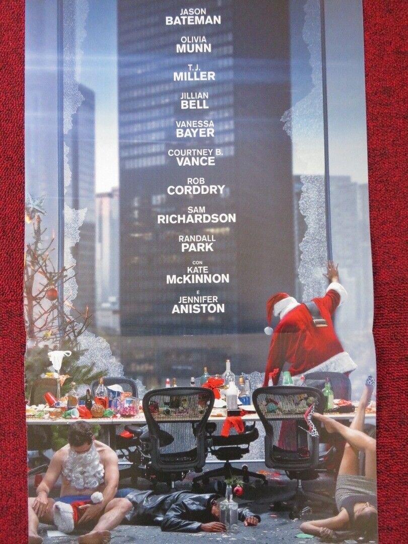 OFFICE CHRISTMAS PARTY ITALIAN LOCANDINA (26.5"x12.5") POSTER J BATEMAN 2016 Rendezvous Cinema Movie posters