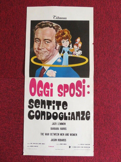 OGGI SPOSI: SENTITE CONDOGLIANZE ITALIAN LOCANDINA (27"x12.5") POSTER 1972 Movie posters