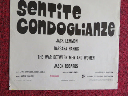 OGGI SPOSI: SENTITE CONDOGLIANZE ITALIAN LOCANDINA (27"x12.5") POSTER 1972 Movie posters