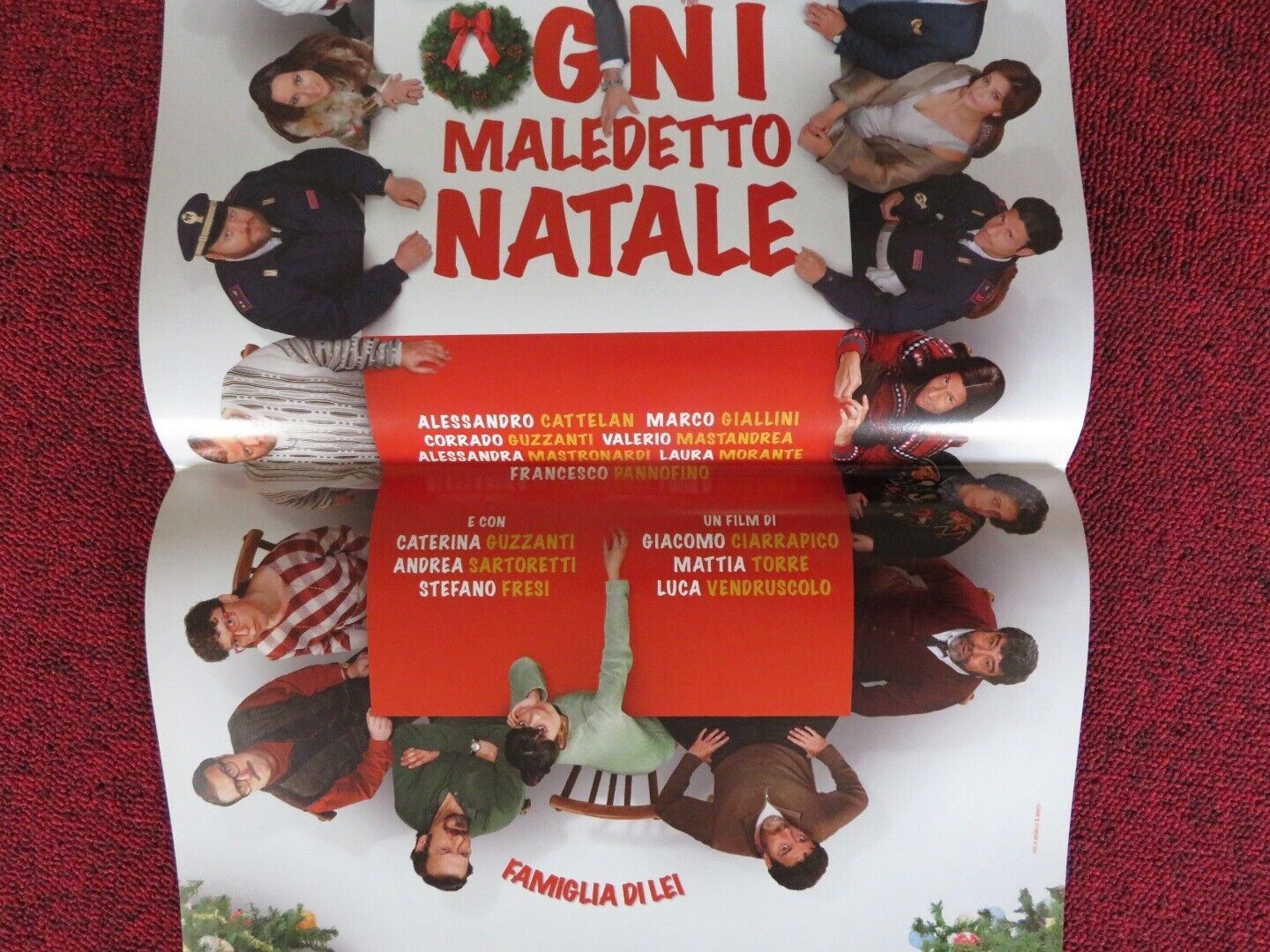 OGNI MALEDETTO NATALE ITALIAN LOCANDINA (26.5"x12.5") POSTER 2014 - Rendezvous Cinema