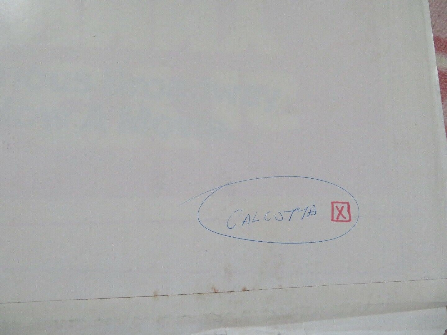 OH! CALCUTTA! FOLDED US ONE SHEET POSTER BILL MACY MUSICAL 1972 Movie posters