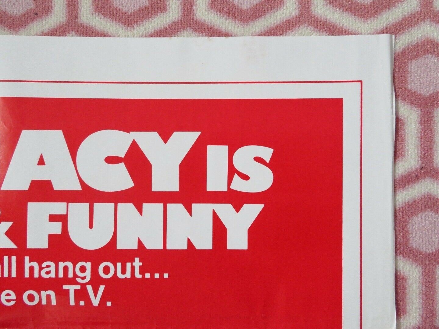 OH! CALCUTTA! FOLDED US ONE SHEET POSTER BILL MACY MUSICAL 1972 Movie posters