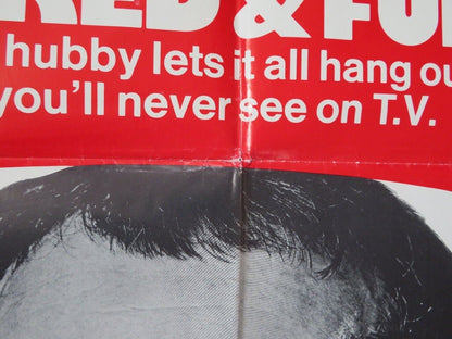 OH! CALCUTTA! FOLDED US ONE SHEET POSTER BILL MACY MUSICAL 1972 Movie posters