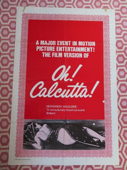 OH CALCUTTA! US ORIGINAL 1 SHEET POSTER MUSICAL Movie posters