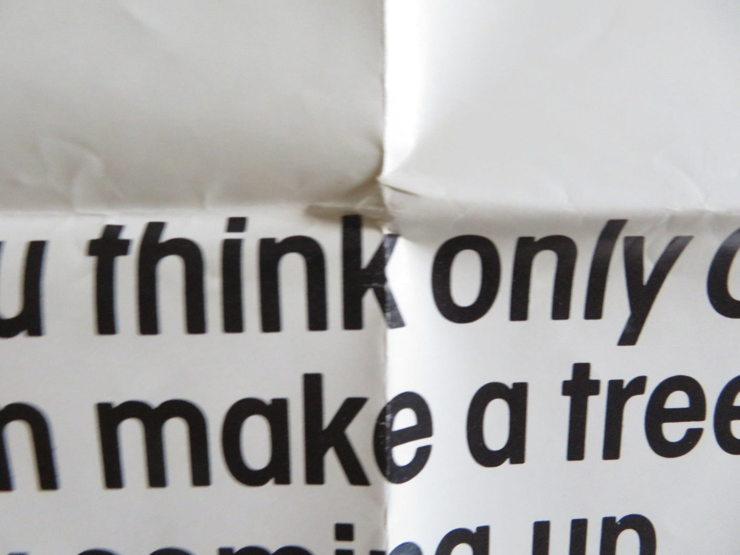 OH, GOD! - A FOLDED US ONE SHEET POSTER GEORGE BURNS JOHN DENVER 1977 Rendezvous Cinema Movie posters