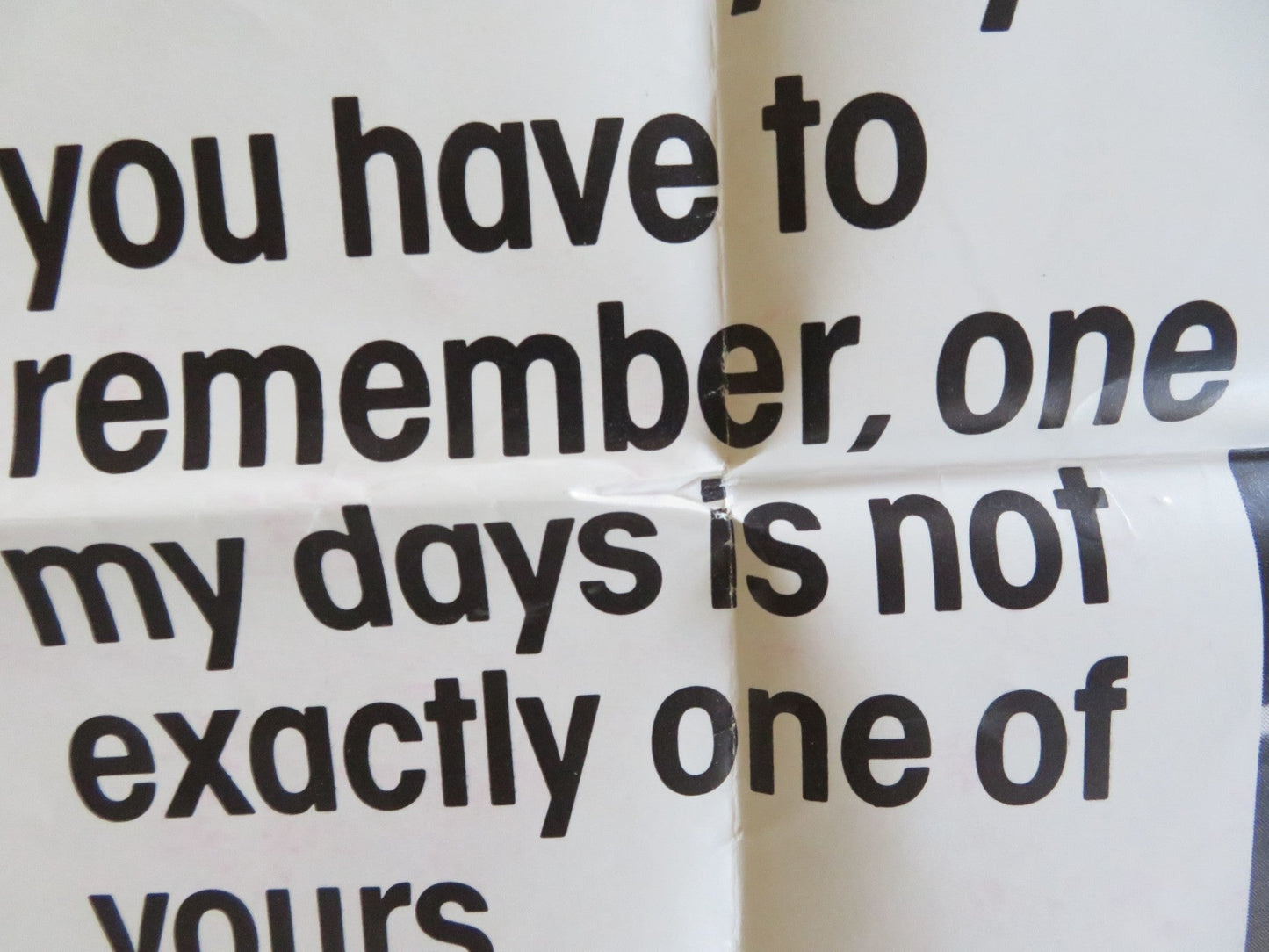 OH, GOD! - A FOLDED US ONE SHEET POSTER GEORGE BURNS JOHN DENVER 1977 Rendezvous Cinema Movie posters