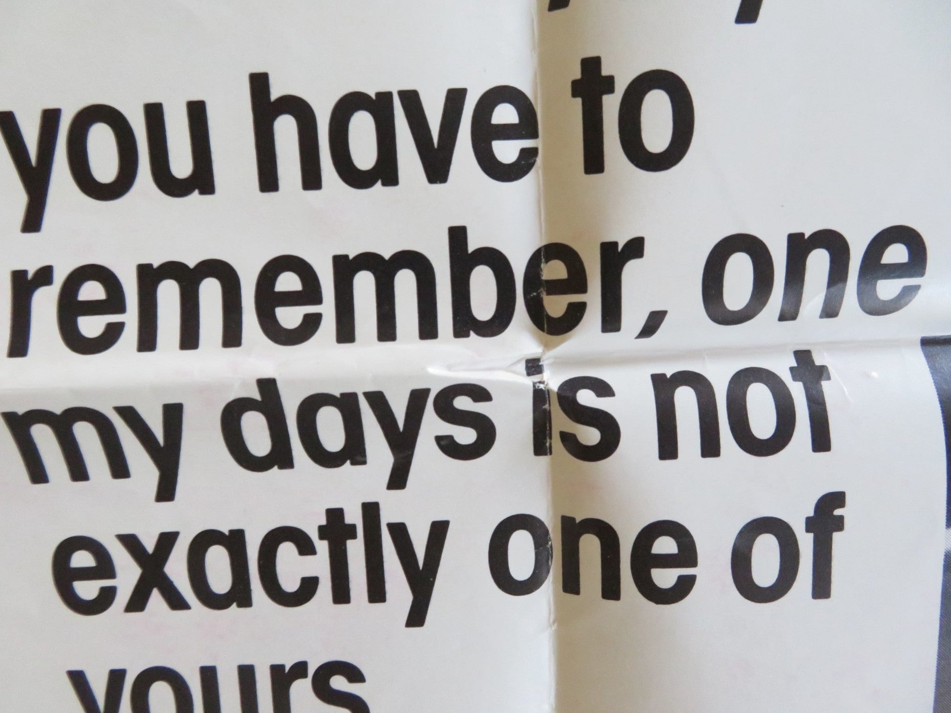 OH, GOD! - A FOLDED US ONE SHEET POSTER GEORGE BURNS JOHN DENVER 1977 Rendezvous Cinema Movie posters