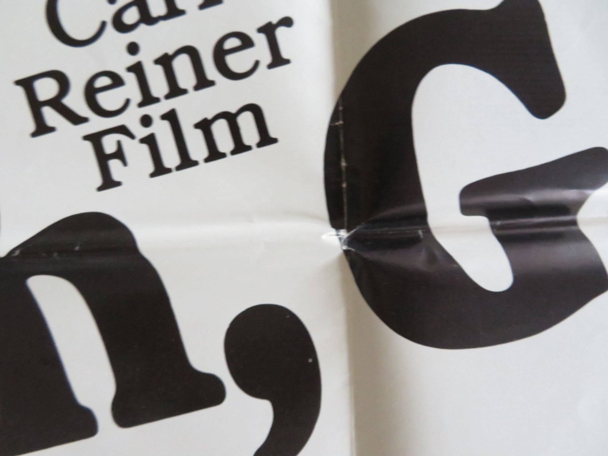 OH, GOD! - PREVIEW FOLDED US ONE SHEET POSTER GEORGE BURNS JOHN DENVER 1977 Rendezvous Cinema Movie posters