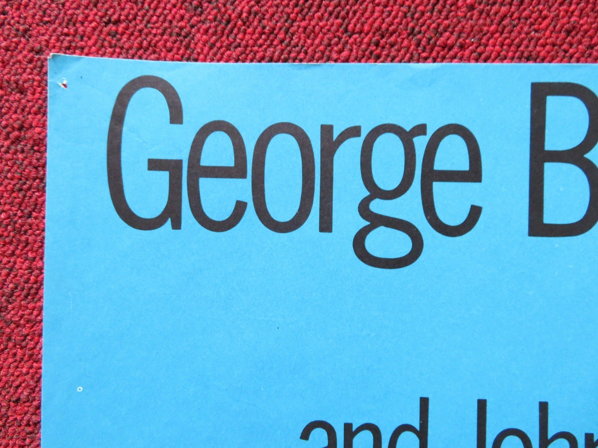 OH, GOD! UK QUAD POSTER FOLDED GEORGE BURNS JOHN DENVER 1977 Rendezvous Cinema Movie posters