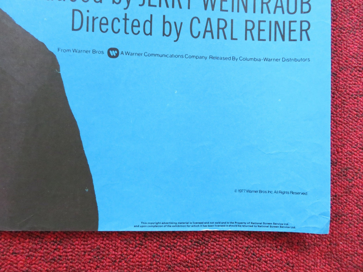 OH, GOD! UK QUAD POSTER FOLDED GEORGE BURNS JOHN DENVER 1977 Rendezvous Cinema Movie posters