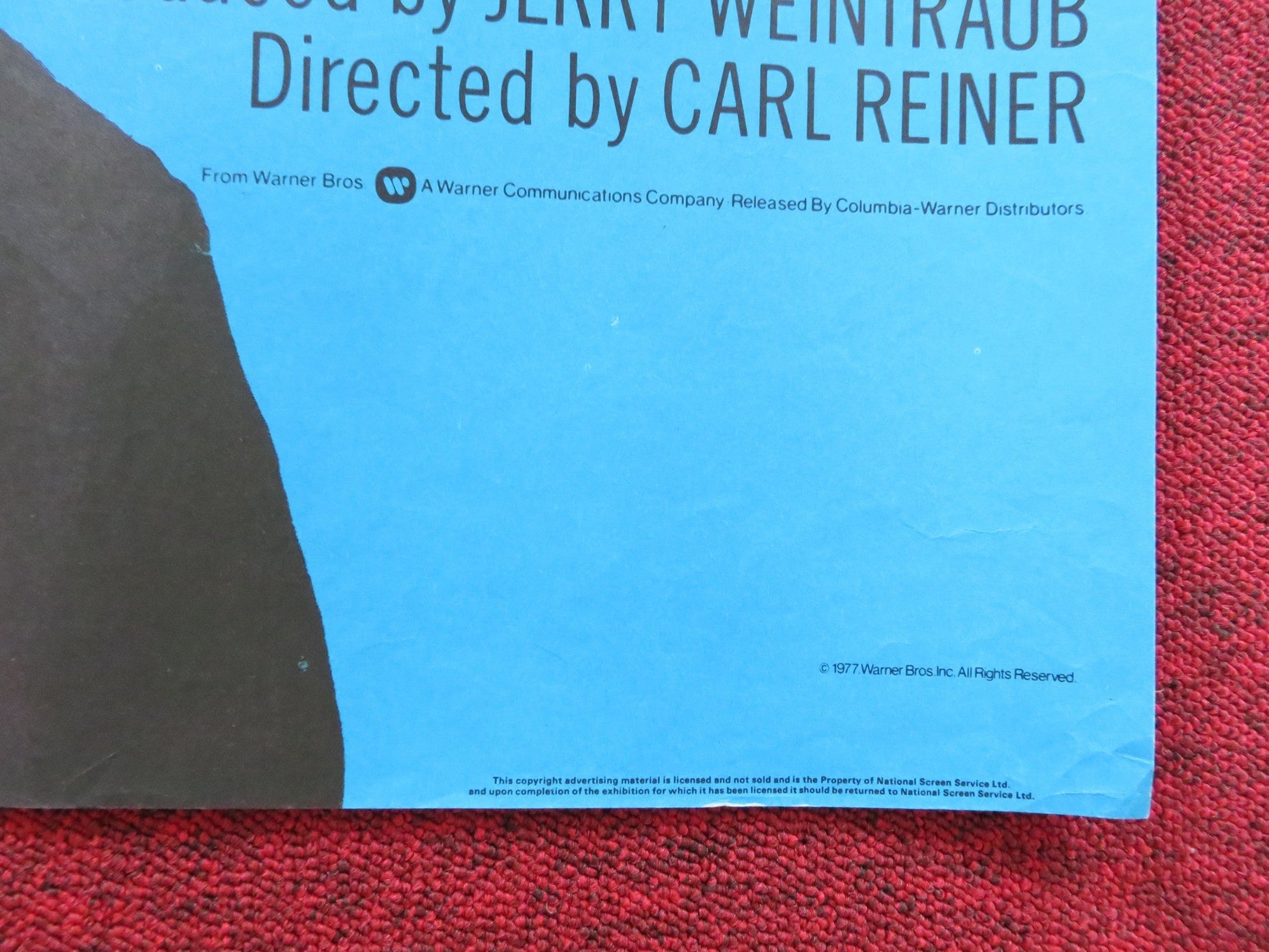 OH, GOD! UK QUAD POSTER FOLDED GEORGE BURNS JOHN DENVER 1977 Rendezvous Cinema Movie posters