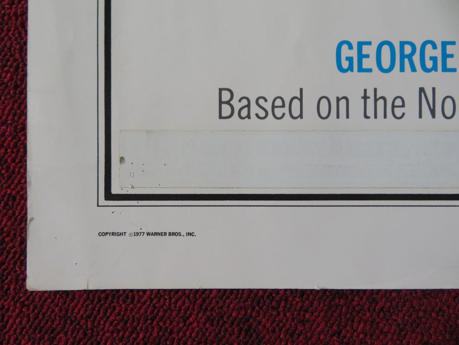 OH GOD! US HALF SHEET (22"x 28") POSTER GEORGE BURNS JOHN DENVER 1977 Rendezvous Cinema Movie posters