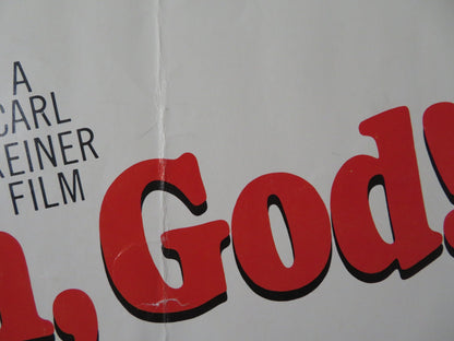 OH GOD! US HALF SHEET (22"x 28") POSTER GEORGE BURNS JOHN DENVER 1977 Rendezvous Cinema Movie posters