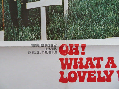 OH WHAT A LOVELY WAR US ONE SHEET POSTER DIRK BOGARDE PHYLLIS CALVERT 1969 - Rendezvous Cinema