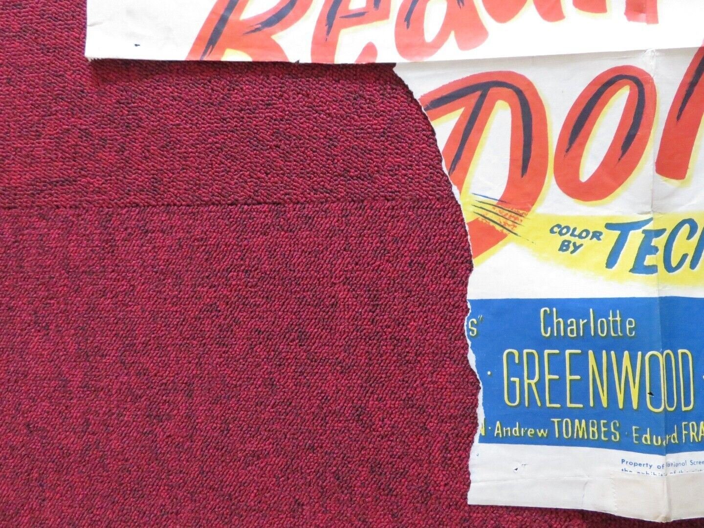 OH YOU BEAUTIFUL DOLL FOLDED US ONE SHEET POSTER MARK STEVENS JUNE HAVER 1949 Movie posters