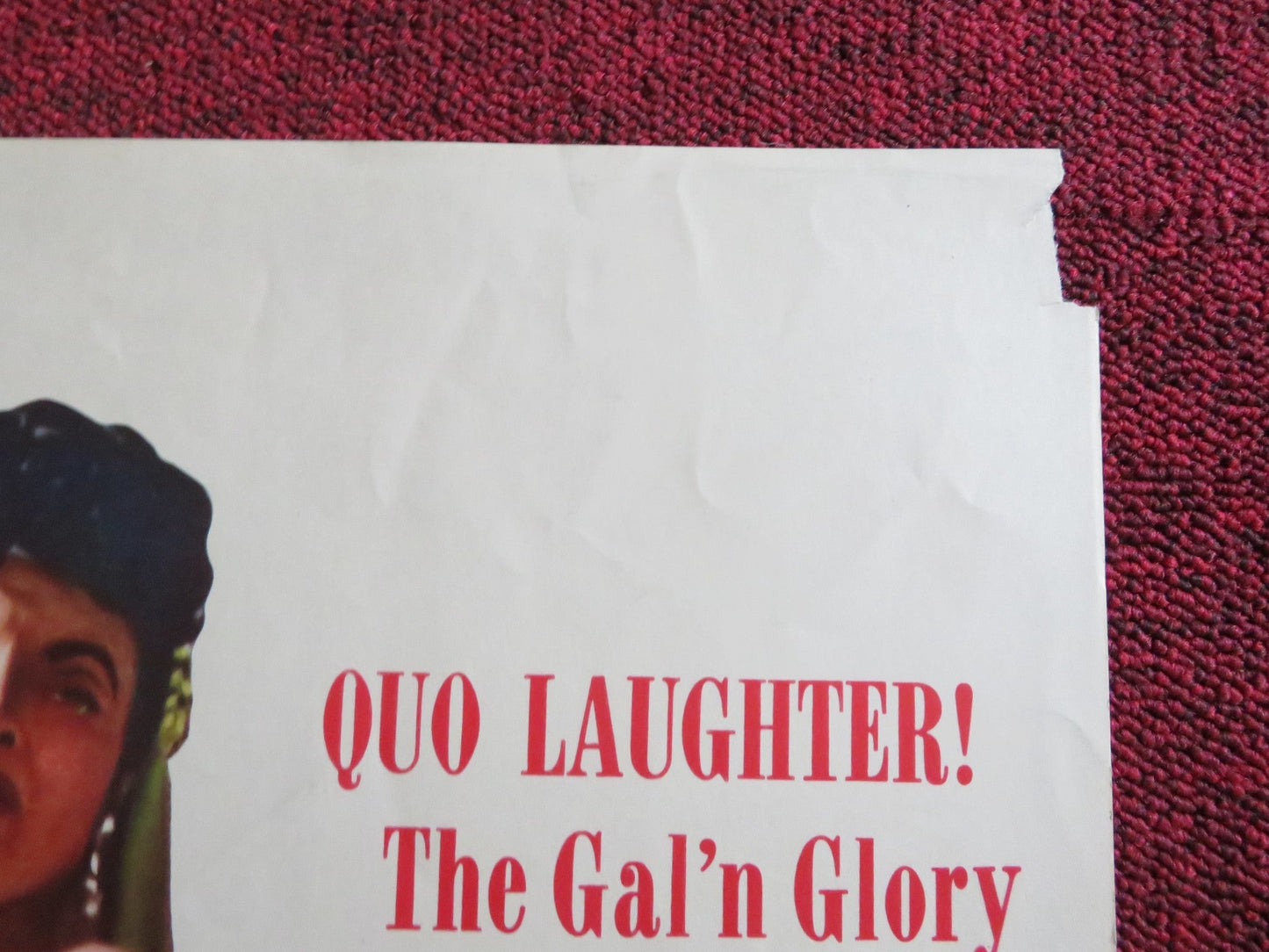 O.K. NERO US INSERT (14"x 36") POSTER WALTER CHIARI SILVANA PAMPANINI 1953 Rendezvous Cinema Movie posters