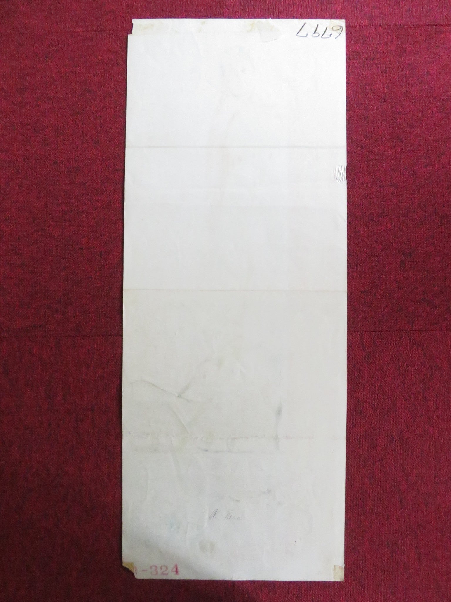 O.K. NERO US INSERT (14"x 36") POSTER WALTER CHIARI SILVANA PAMPANINI 1953 Rendezvous Cinema Movie posters