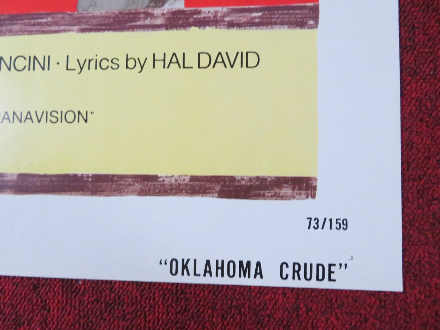 OKLAHOMA CRUDE FOLDED US ONE SHEET POSTER GEORGE C. SCOTT FAYE DUNAWAY 1973 Rendezvous Cinema Movie posters