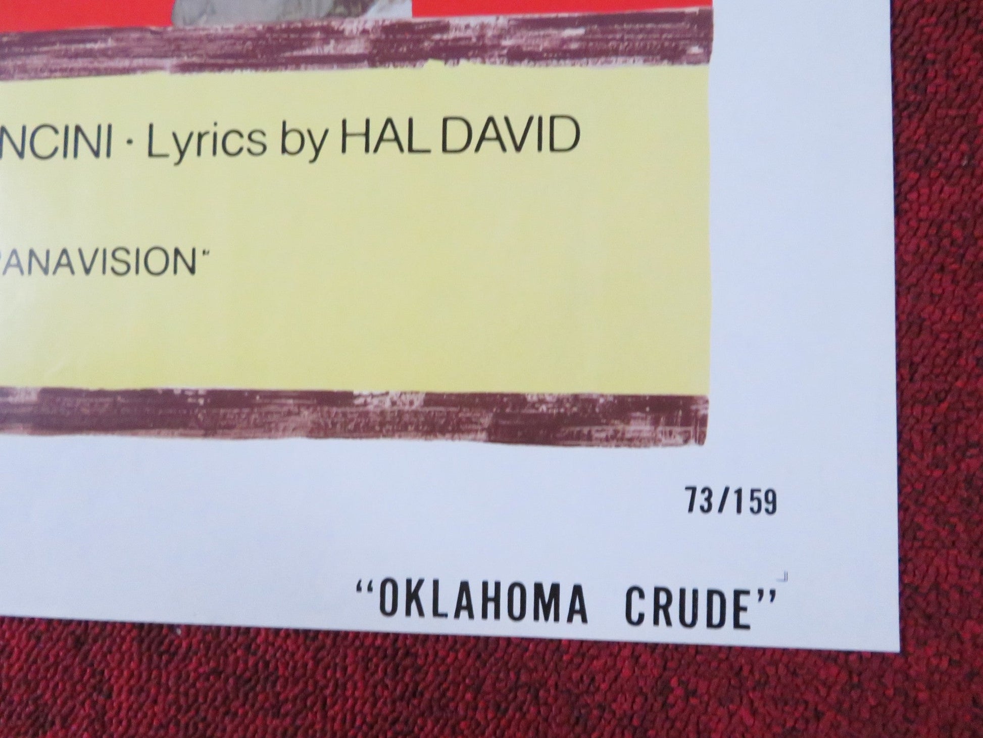 OKLAHOMA CRUDE FOLDED US ONE SHEET POSTER GEORGE C. SCOTT FAYE DUNAWAY 1973 Rendezvous Cinema Movie posters