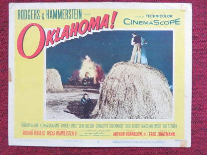 OKLAHOMA! US LOBBY CARD FULL SET GORDON MACRAE GLORIA GRAHAME 1955 =7 LOBBY CARD Rendezvous Cinema Movie posters