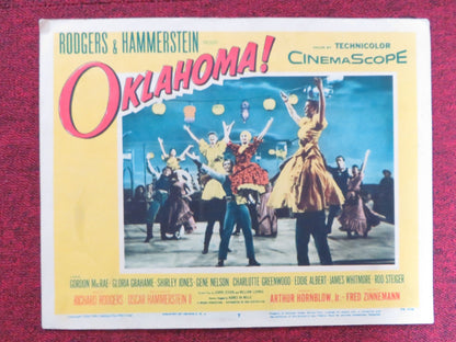 OKLAHOMA! US LOBBY CARD FULL SET GORDON MACRAE GLORIA GRAHAME 1955 =7 LOBBY CARD Rendezvous Cinema Movie posters