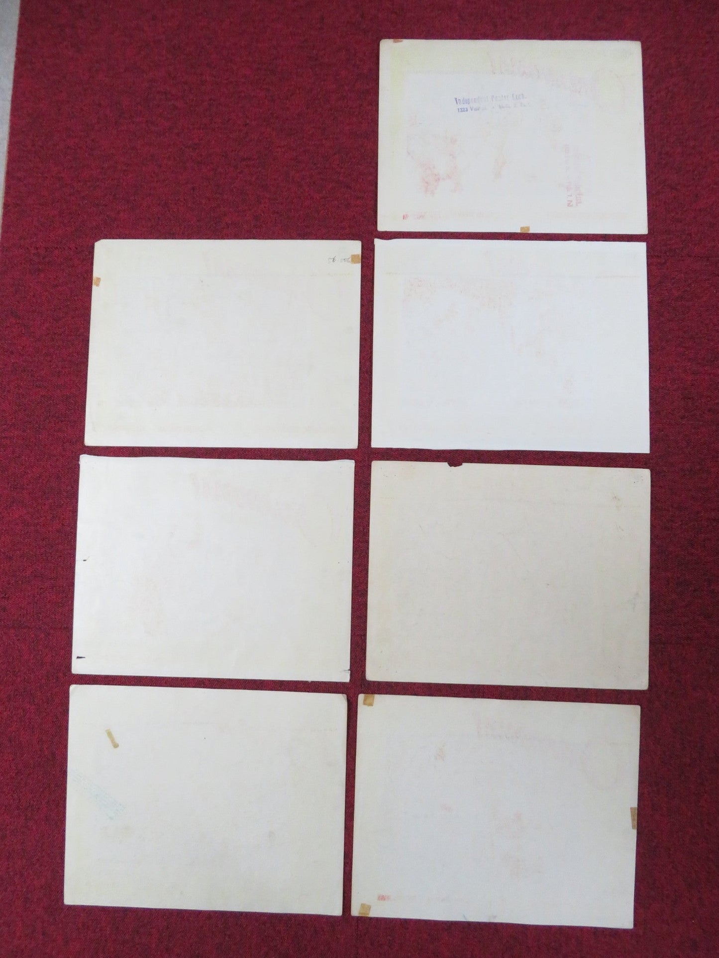 OKLAHOMA! US LOBBY CARD FULL SET GORDON MACRAE GLORIA GRAHAME 1955 =7 LOBBY CARD Rendezvous Cinema Movie posters