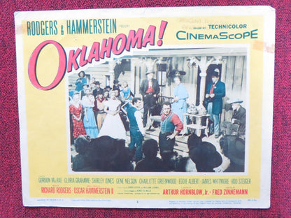 OKLAHOMA! US LOBBY CARD FULL SET GORDON MACRAE GLORIA GRAHAME 1955 =7 LOBBY CARD Rendezvous Cinema Movie posters