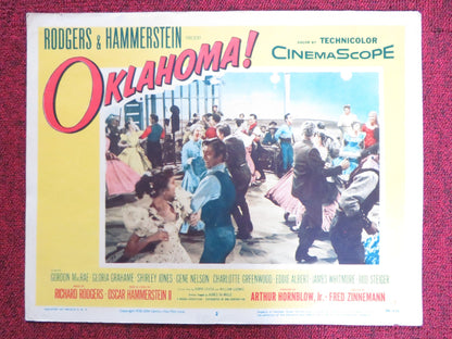 OKLAHOMA! US LOBBY CARD FULL SET GORDON MACRAE GLORIA GRAHAME 1955 =7 LOBBY CARD Rendezvous Cinema Movie posters