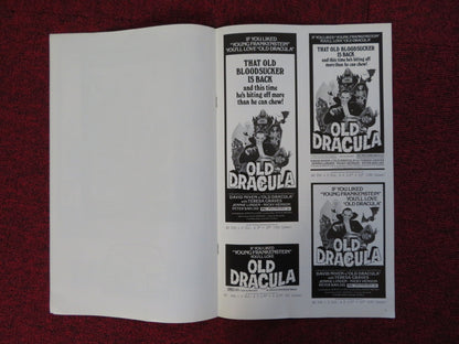 OLD DRACULA UNCUT AMERICAN INTERNATIONAL PRESS BOOK DAVID NIVEN GRAVES 1974 Rendezvous Cinema Movie posters