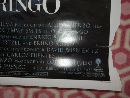 OLD GRINGO ONE SHEET ROLLED POSTER JANE FONDA GREGORY PECK 1989 Rendezvous Cinema Movie posters