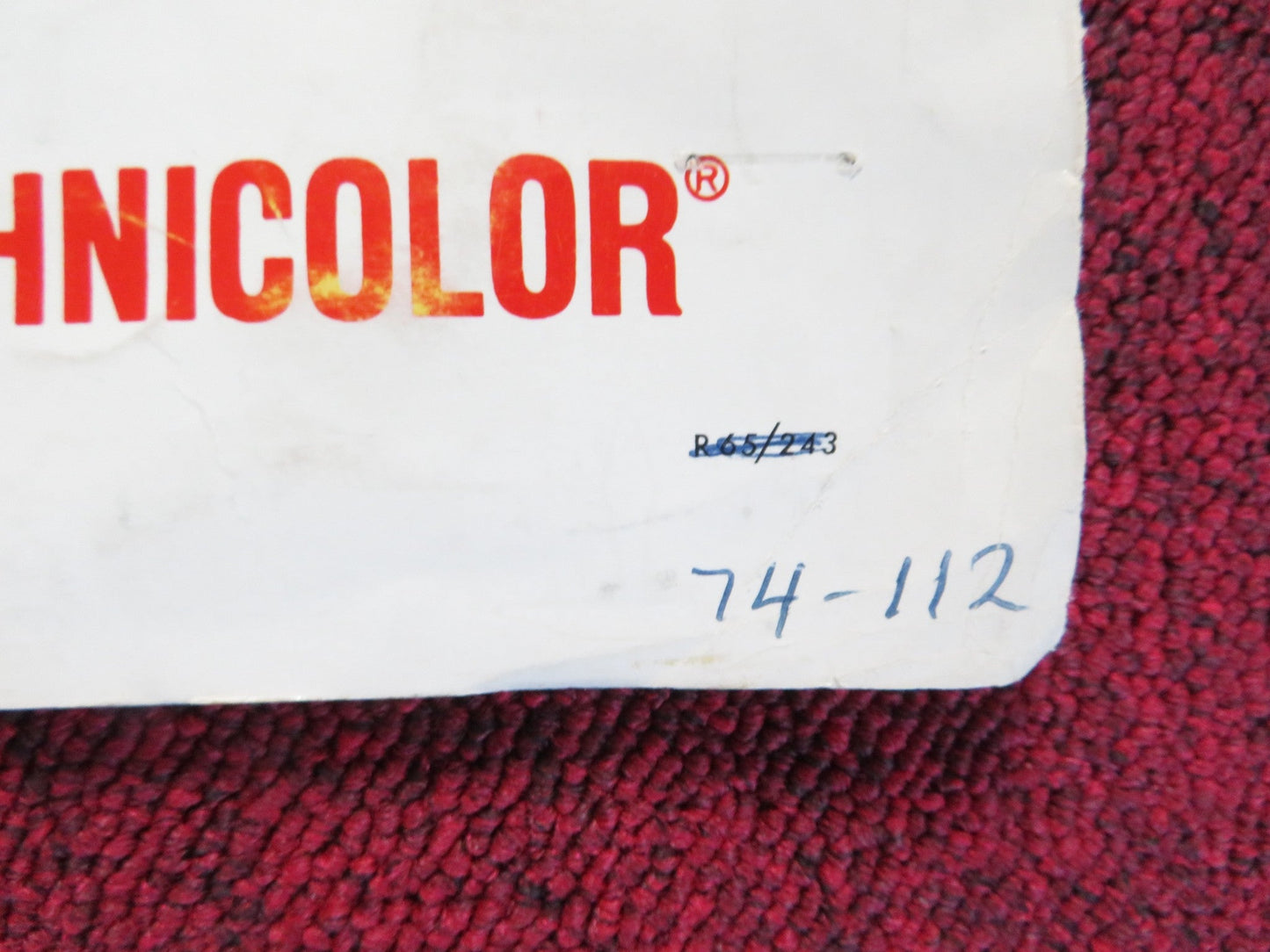 OLD YELLER US HALF SHEET (22"x 28") POSTER DISNEY DOROTHY MCGUIRE R1965 Rendezvous Cinema Movie posters