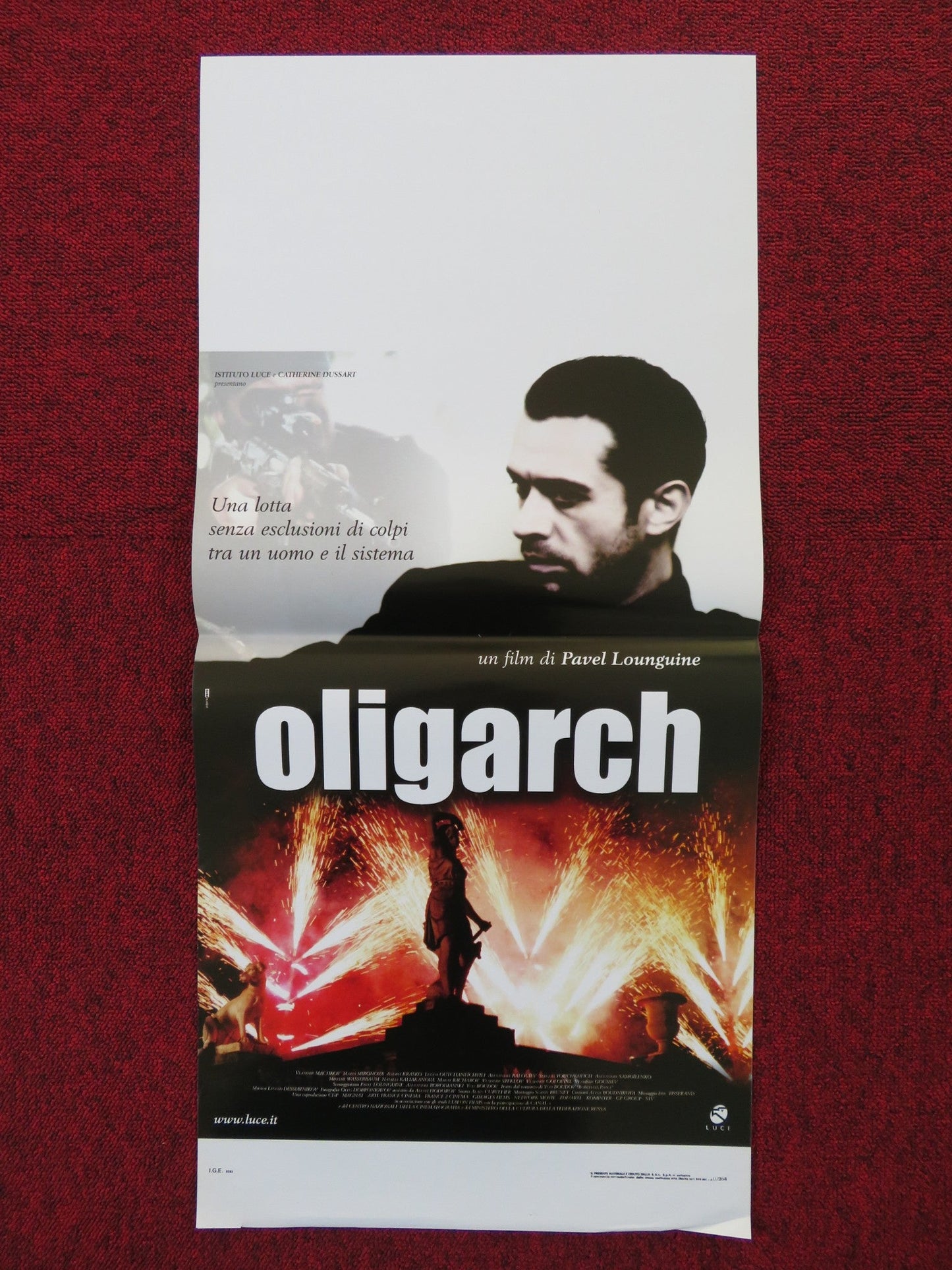 OLIGARCH ITALIAN LOCANDINA POSTER VLADIMIR MASHKOV MARIYA MIRONOVA 2002 Rendezvous Cinema Movie posters