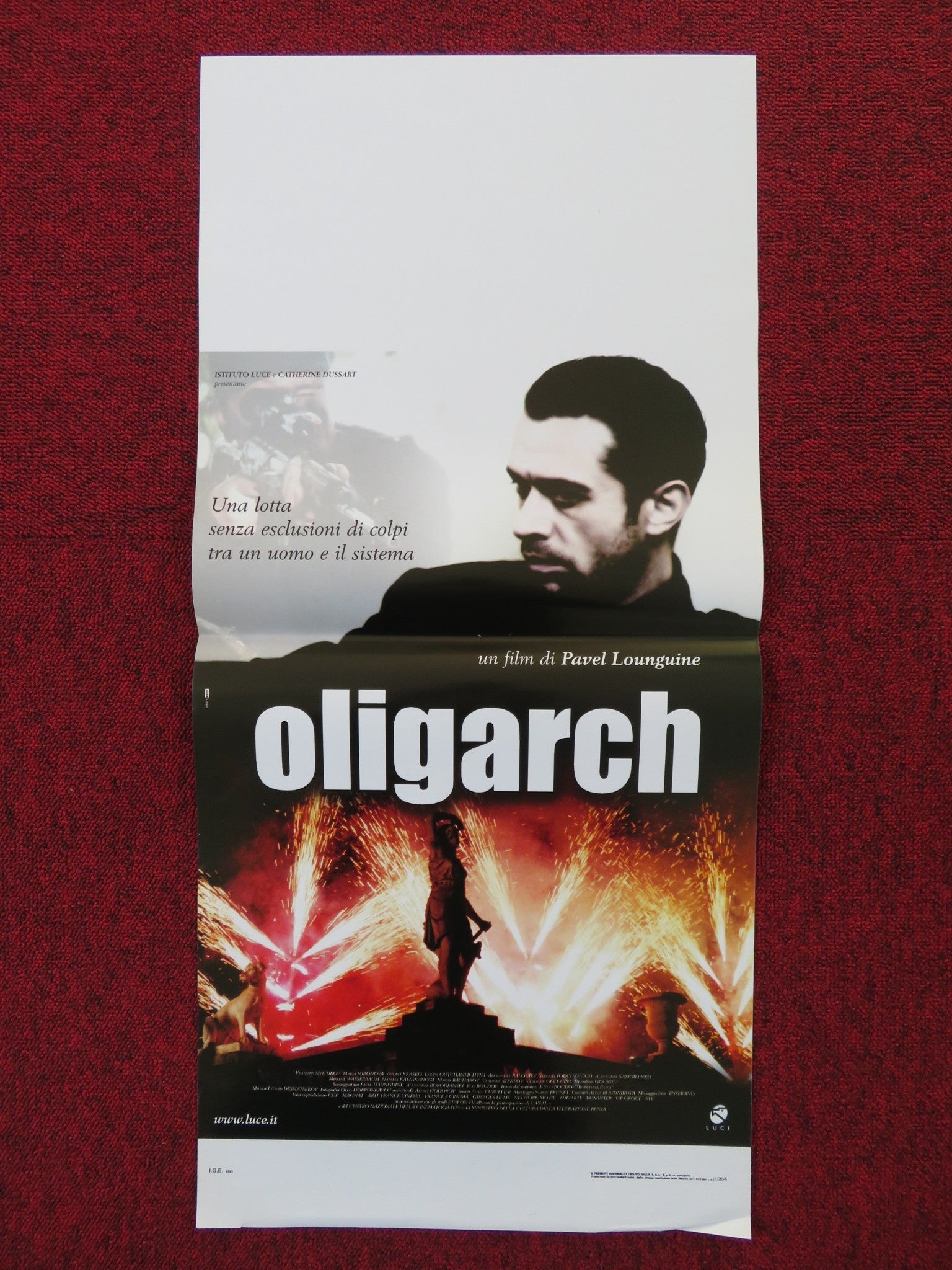 OLIGARCH ITALIAN LOCANDINA POSTER VLADIMIR MASHKOV MARIYA MIRONOVA 2002 Rendezvous Cinema Movie posters