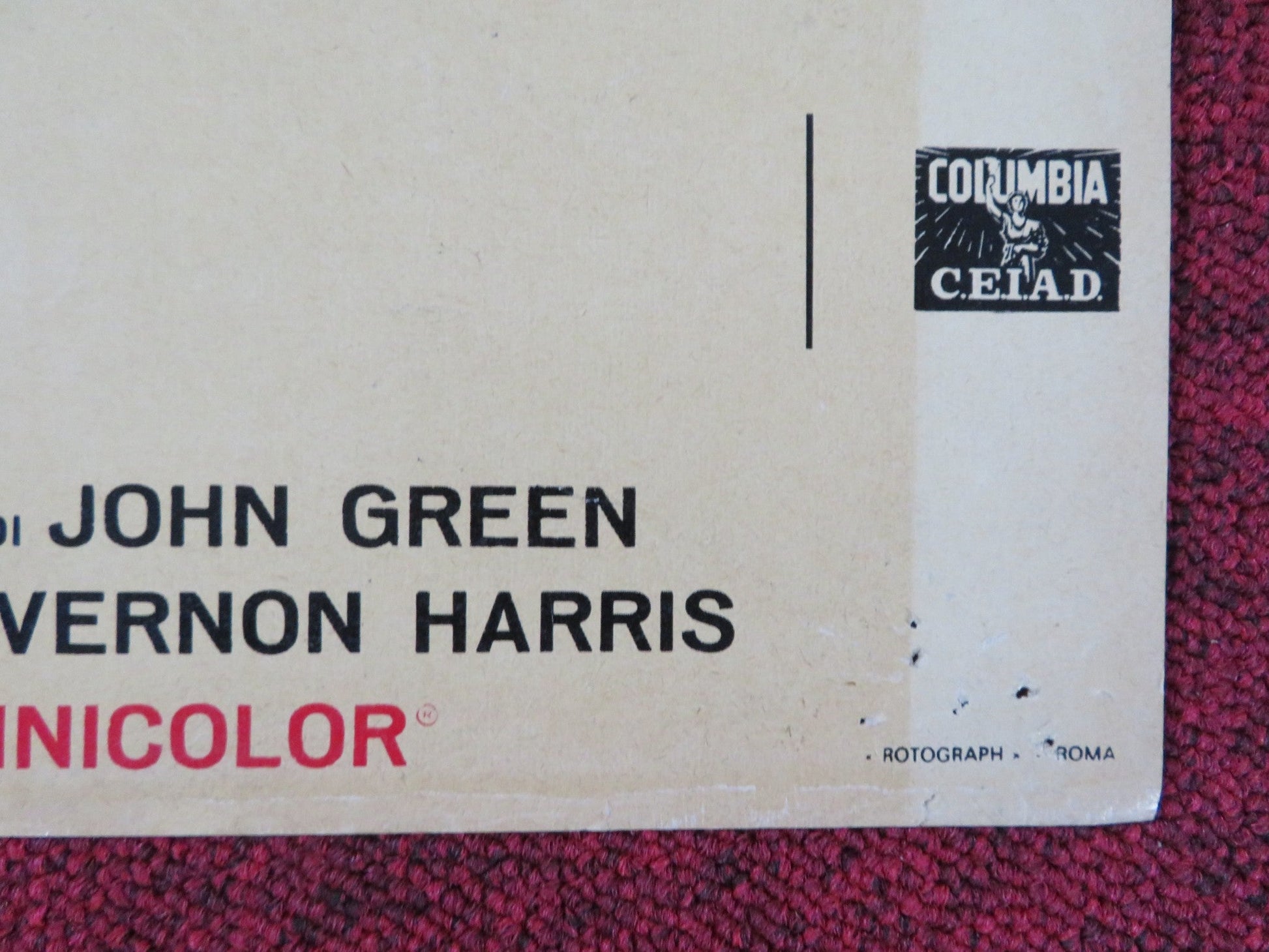 OLIVER! - C ITALIAN FOTOBUSTA POSTER OLIVER REED RON MOODY HARRY SECOMBE 1968 Rendezvous Cinema Movie posters