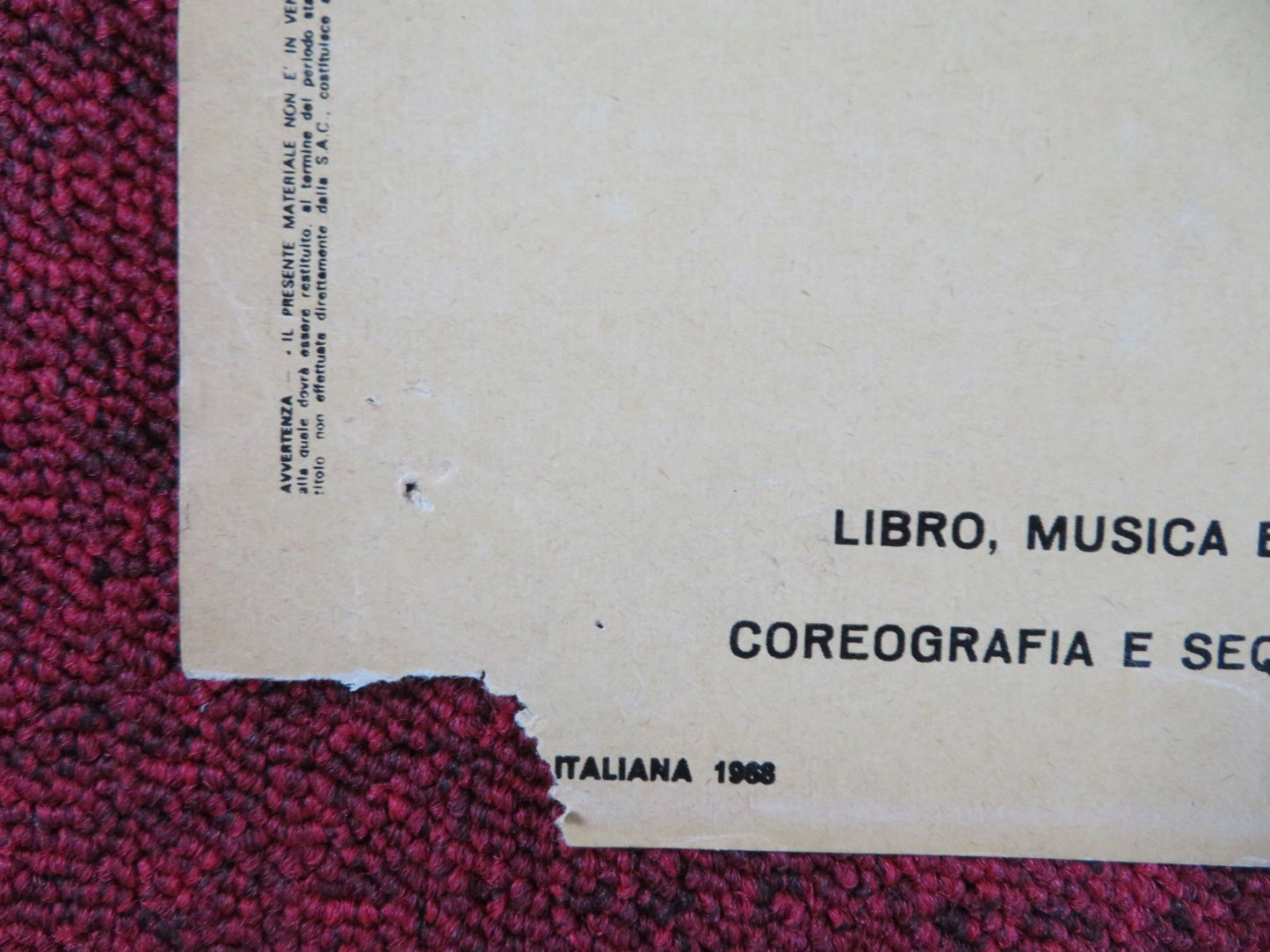 OLIVER! - C ITALIAN FOTOBUSTA POSTER OLIVER REED RON MOODY HARRY SECOMBE 1968 Rendezvous Cinema Movie posters