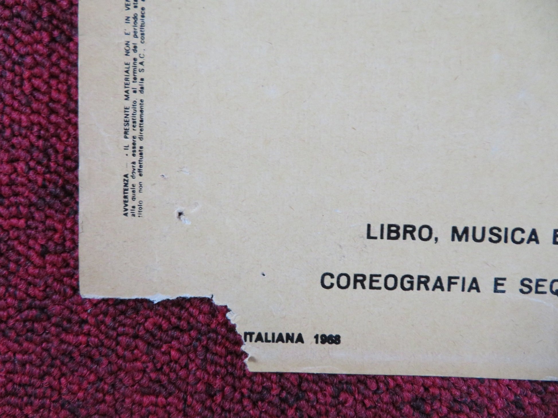 OLIVER! - C ITALIAN FOTOBUSTA POSTER OLIVER REED RON MOODY HARRY SECOMBE 1968 Rendezvous Cinema Movie posters