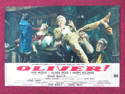 OLIVER! - E ITALIAN FOTOBUSTA POSTER OLIVER REED RON MOODY HARRY SECOMBE 1968 Rendezvous Cinema Movie posters