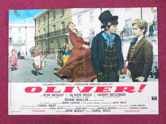 OLIVER! - F ITALIAN FOTOBUSTA POSTER OLIVER REED RON MOODY HARRY SECOMBE 1968 Rendezvous Cinema Movie posters